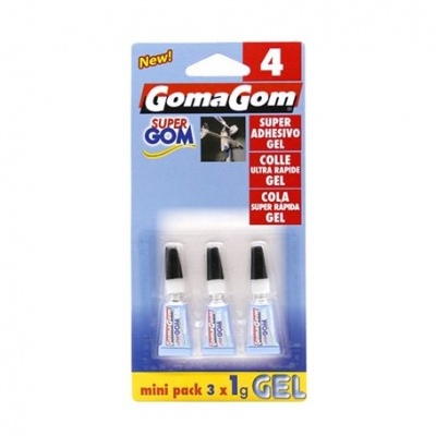 GomaGom super cola instantânea gel mini pack - 4