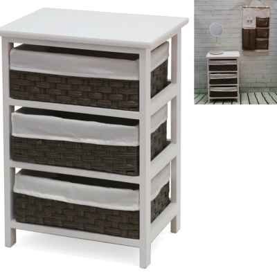 Móvel com 3 gavetas