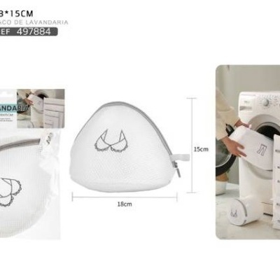 Saco p/lavar sutiãs 18x15cm - 497884