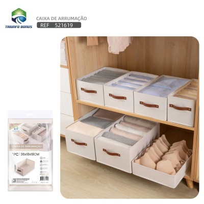 Caixa de arrumação  sem tampa 36x18x18cm - 521619