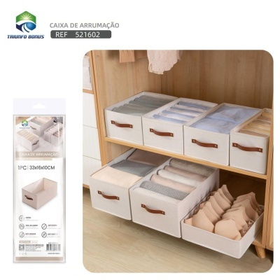 Caixa de arrumação sem tampa 33x16x10cm - 521602