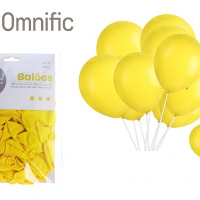 Balão Amarelo 30cm 50PCS  - 312545