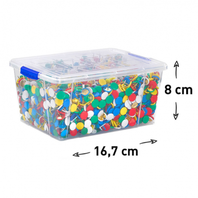 Mini caixa plástica 1L