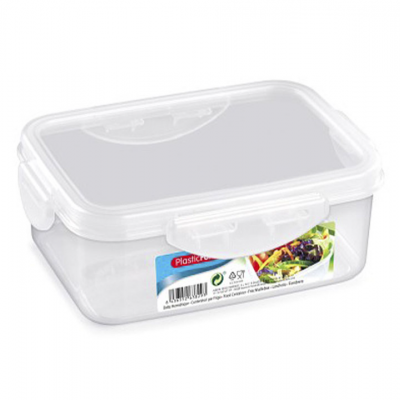 PlasticoForte caixa hermética click retangular 600ml