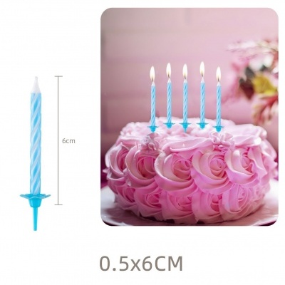 Vela de aniversário Azul 24PCS - 433219