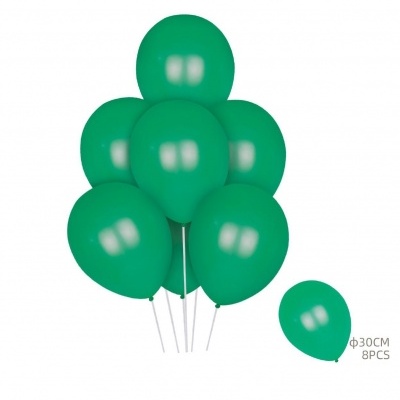 Balão Verde Escuro 30cm 8PCS  - 312354