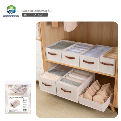 Caixa de arrumação sem tampa 47x27x20cm - 521626