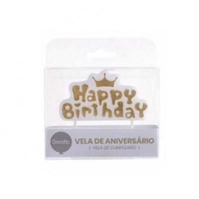 Vela de aniversário - Happy Birthday - 489957