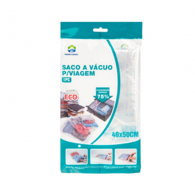 Saco de vácuo p/viagem 40*50cm - 465166