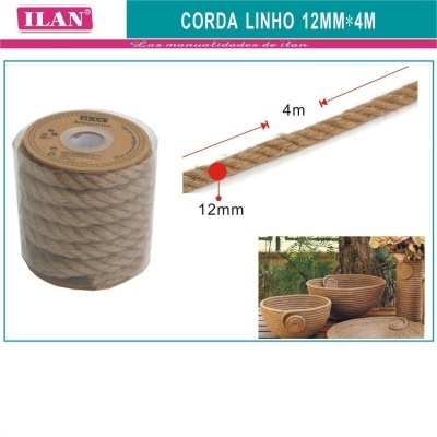 Corda de Linho - 12mm x 4m
