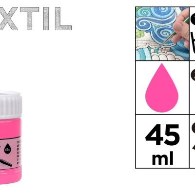 Tinta Têxtil - Rosa