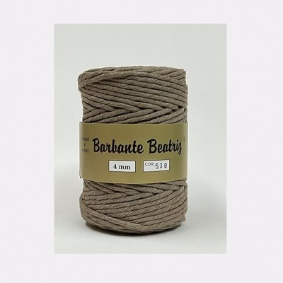 Linha Barb. Beatriz 4mm (Bege Escuro) - Cor 530