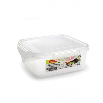 PlasticoForte caixa hermética click quadrada 800ml