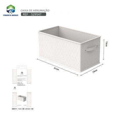 Caixa de arrumação sem tampa  15x31x15cm - 529547
