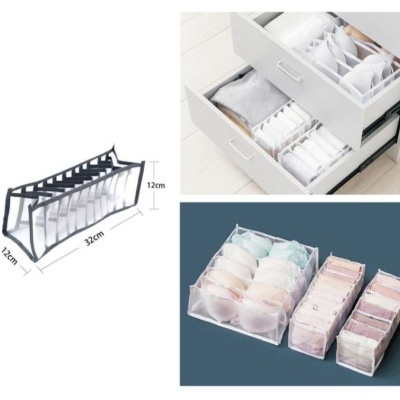 Caixa de arrumação c/11 divisórias 32*32*12CM - 488486