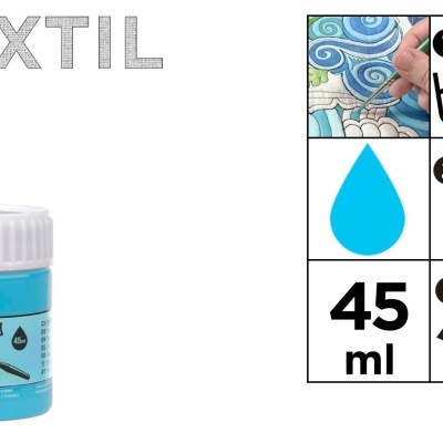 Tinta Têxtil - Azul Celeste