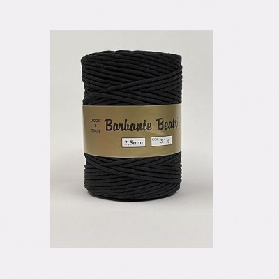 Linha Barb. Beatriz 2.5mm (Preto) - Cor 316