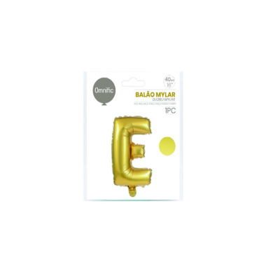 Balão de Letra - Dourada - E