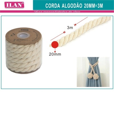 Corda de Algodão - 20mm x 3m