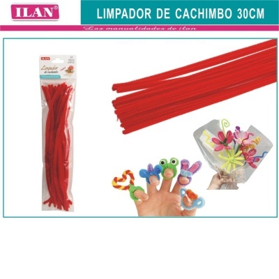 Limpador de Cachimbo - 04 Vermelho