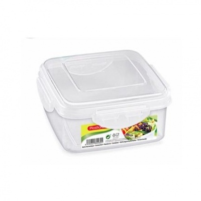 PlasticoForte caixa hermética click quadrada 1L