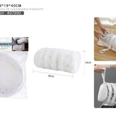 Saco p/lavar sapatos 19x19x40cm - 497990