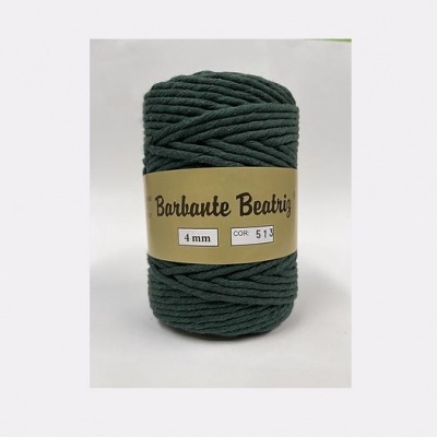 Linha Barb. Beatriz 4mm (Verde Escuro) - Cor 513
