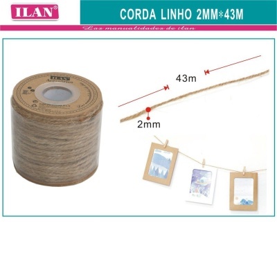 Corda de Linho - 2mm x 43m