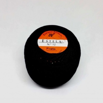Espaço Estela Novelos de Cor Lisa 50g - Preto