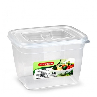 PlasticoForte caixa hermética retangular 1.2L
