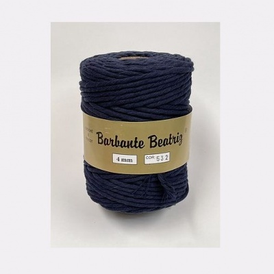 Linha Barb. Beatriz 4mm (Azul Escuro) - Cor 532