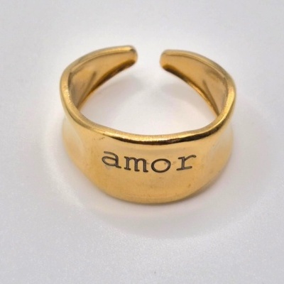 Anel Wave - AMOR
