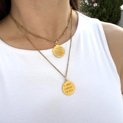 Joias em Aço Inoxidável - Sou Alma