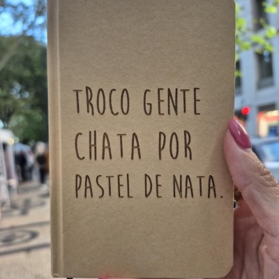 Caderninho a6 Pastel de Nata