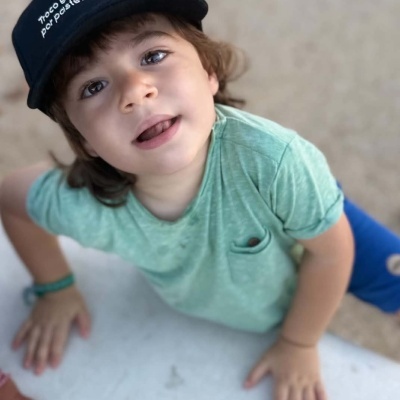 Boné infantil Pastel de nata