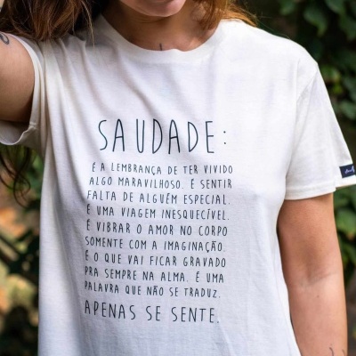 T-shirt Saudade