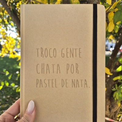 Caderno A5 Pastel de Nata