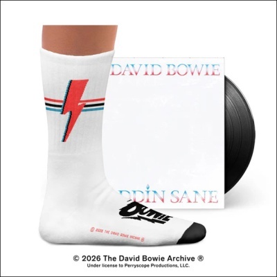 Meias David Bowie Aladdin Sane Athletic