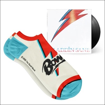 David Bowie Aladdin Sane Low Socks