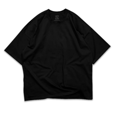 BOXY OVERSIZED BLACK