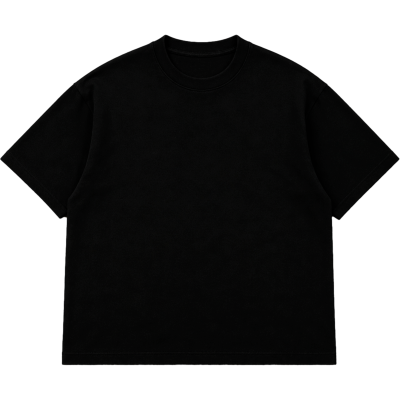 BOXY OVERSIZED BLACK