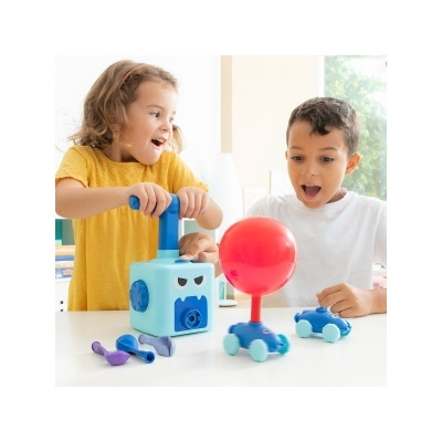 Brinquedo Lançador de Carrinho e Balão 2 em 1