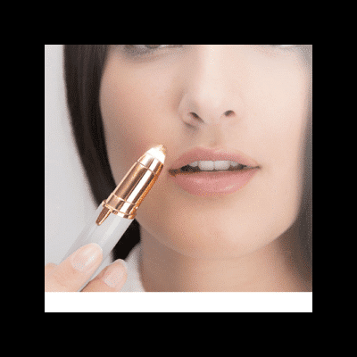 Depiladora de Precisão Facial com Luz LED