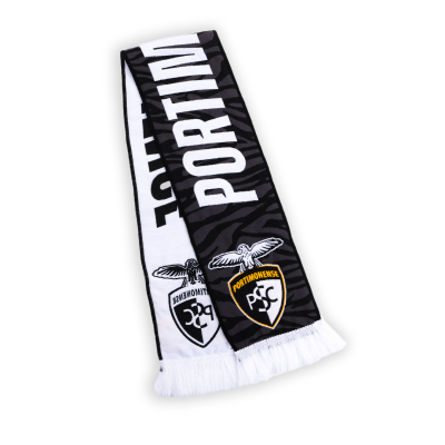 Cachecol Portimonense HD Preto e Cinzento