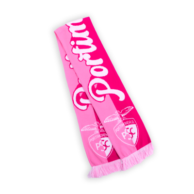 Cachecol Rosa de Malha Portimonense