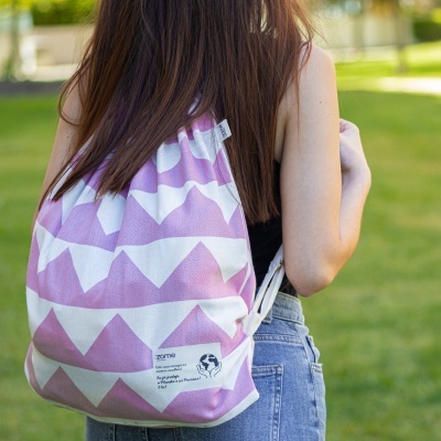 Saco Mochila - Rosa