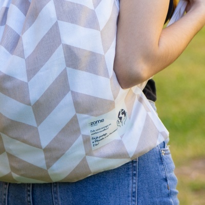 Saco Mochila -  Bege