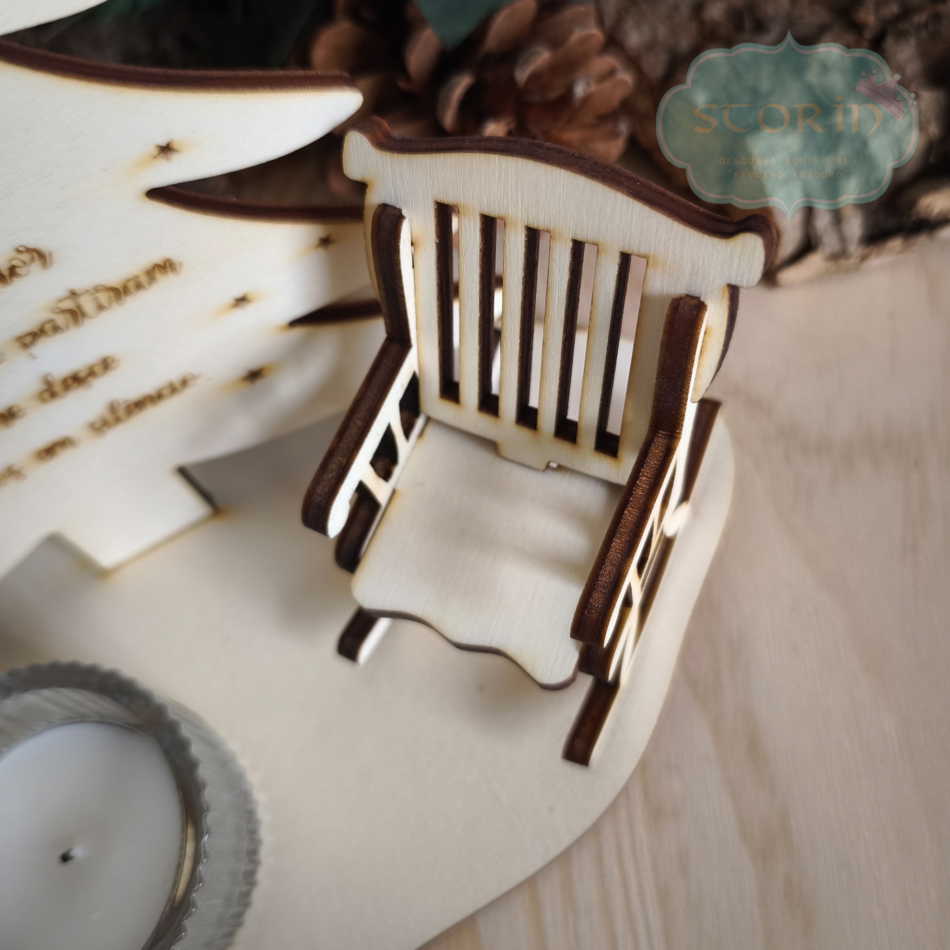 Porta-Velas Natal no Céu Porta-Velas Natal no Céu