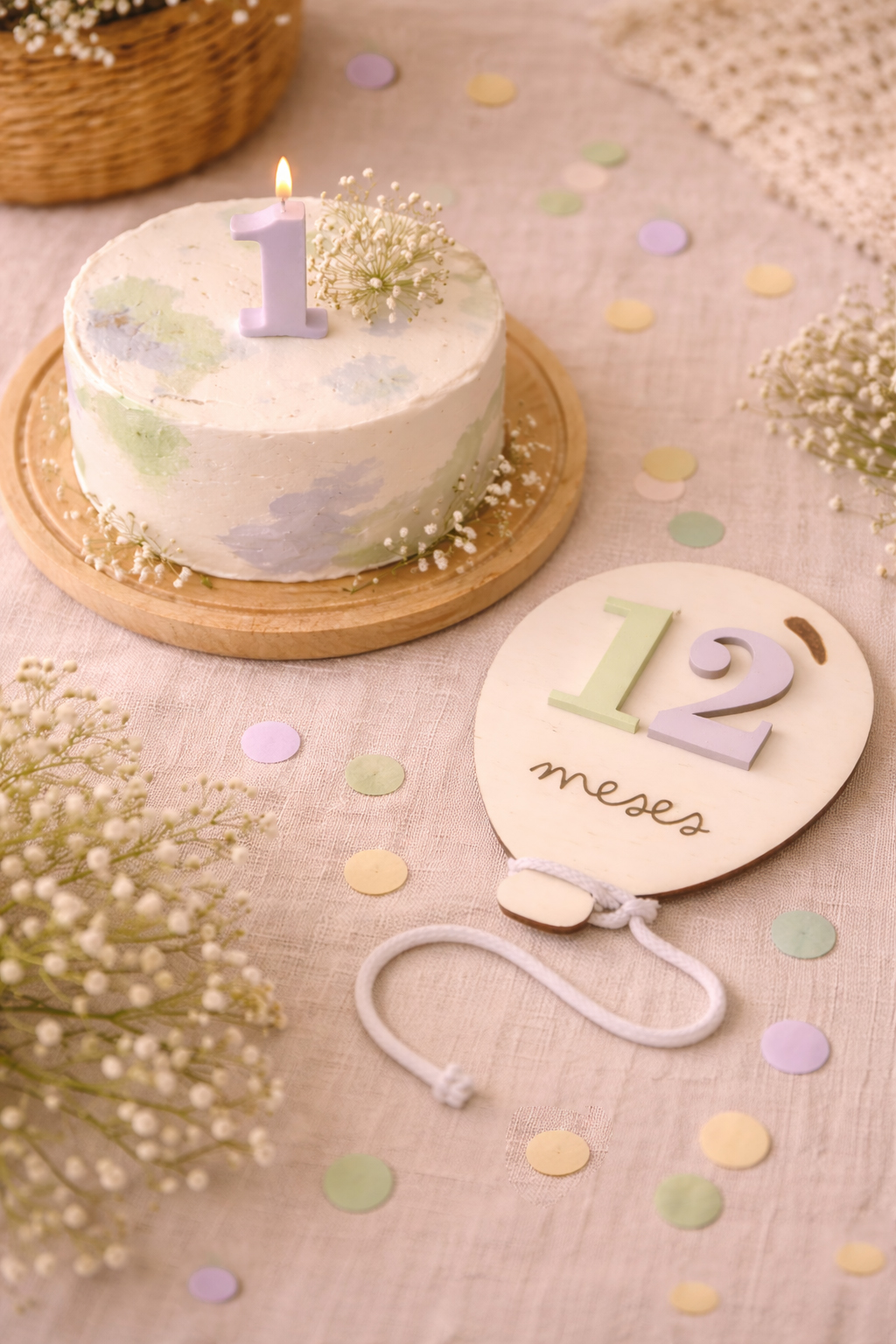 Placas Milestones Bebé em Madeira - Balão Personalizado com Nome Placas Milestones Bebé em Madeira - Balão Personalizado com Nome