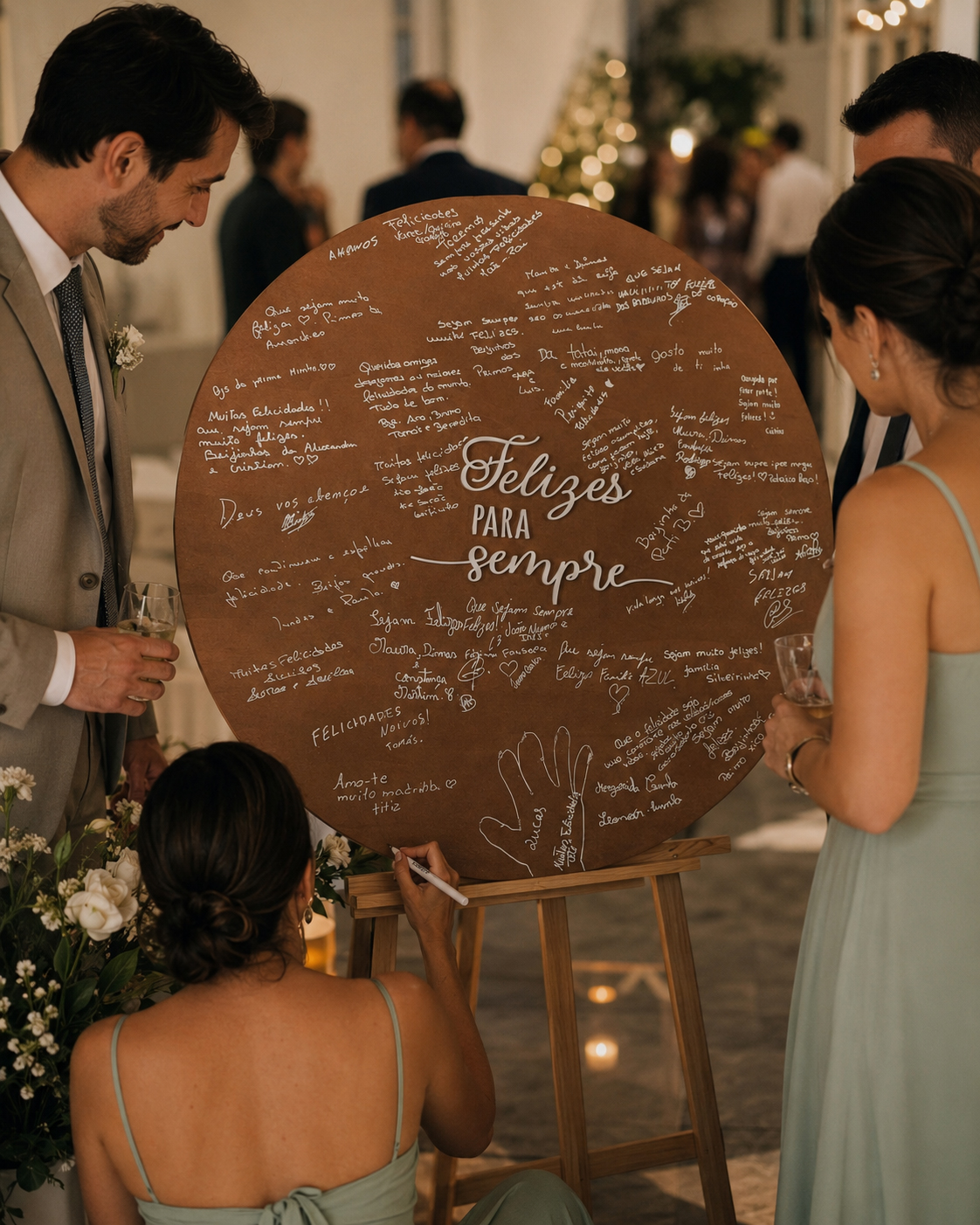 Quadro de Mensagens para Casamento em Madeira Personalizado Quadro de Mensagens para Casamento em Madeira Personalizado